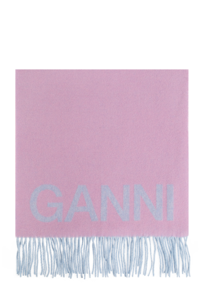 Logo Scarf Ganni