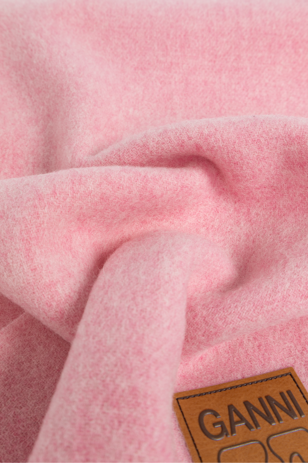 Ganni Wollschal mit Logo