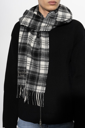 Acne Studios Plaid cashmere scarf