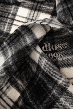 Acne Studios Plaid cashmere scarf