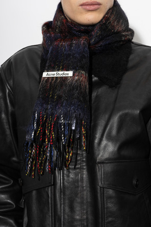 Acne Studios Bufanda de lana a cuadros