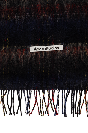 Acne Studios Bufanda de lana a cuadros