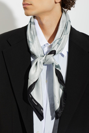 Acne Studios Seidentuch mit Muster