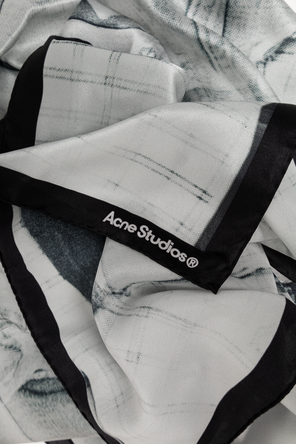 Acne Studios Seidentuch mit Muster