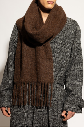 Jacquemus Schal mit Logo-Patch