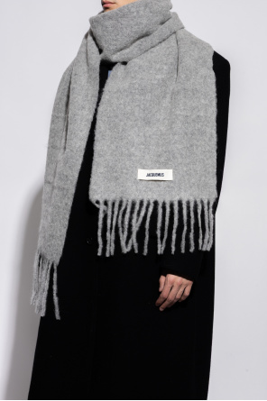 Jacquemus Scarf with logo patch