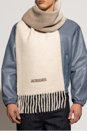 Jacquemus Cachecol com logotipo