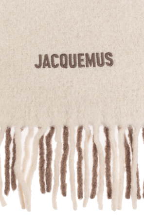 Jacquemus Cachecol com logotipo