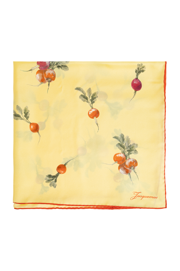 Jacquemus Jedwabna chusta z nadrukiem