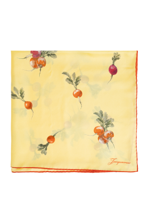 Jedwabna chusta z nadrukiem