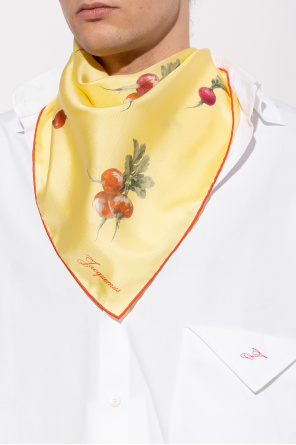 Jacquemus Jedwabna chusta z nadrukiem