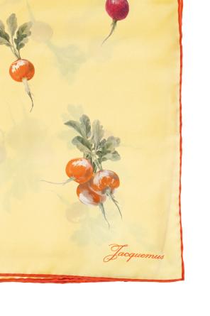 Jacquemus Jedwabna chusta z nadrukiem