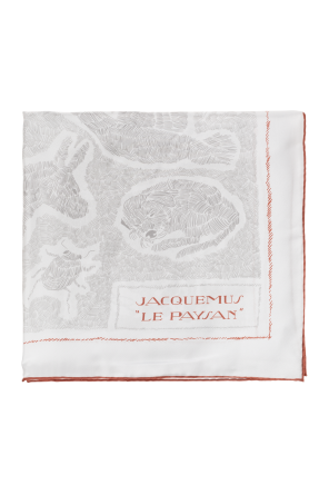 Silk scarf with print od Jacquemus
