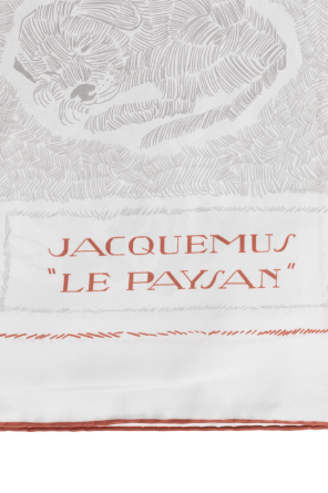 Jacquemus Jedwabna chusta z nadrukiem