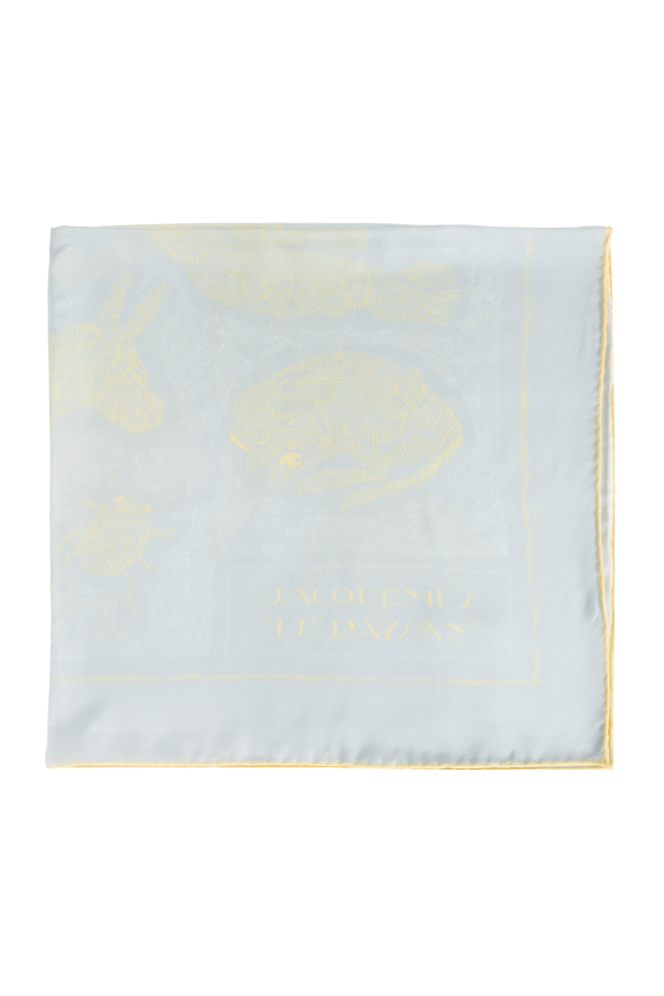 Jacquemus Silk scarf with print