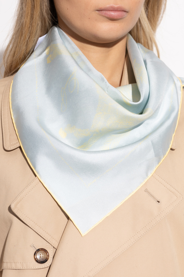 Jacquemus Silk scarf with print