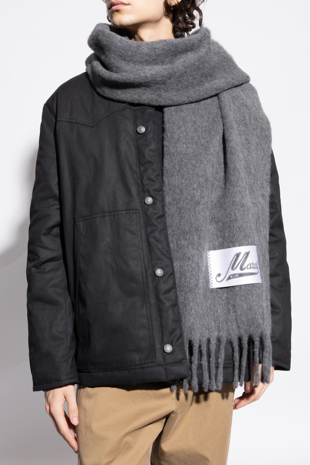 Marni Wool scarf with logo