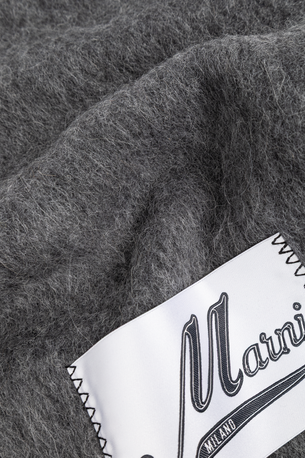 Marni Wool scarf with logo