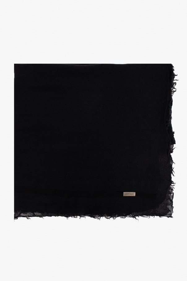Ann Demeulemeester Shawl with logo