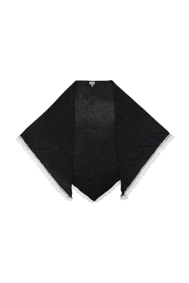 Wool triangular scarf od Ganni