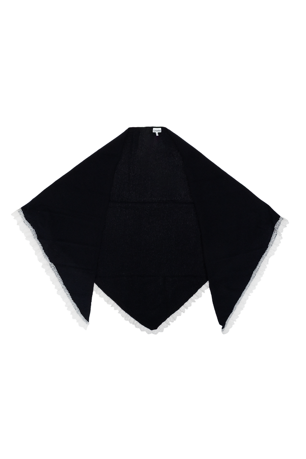 Triangular wool shawl od Ganni
