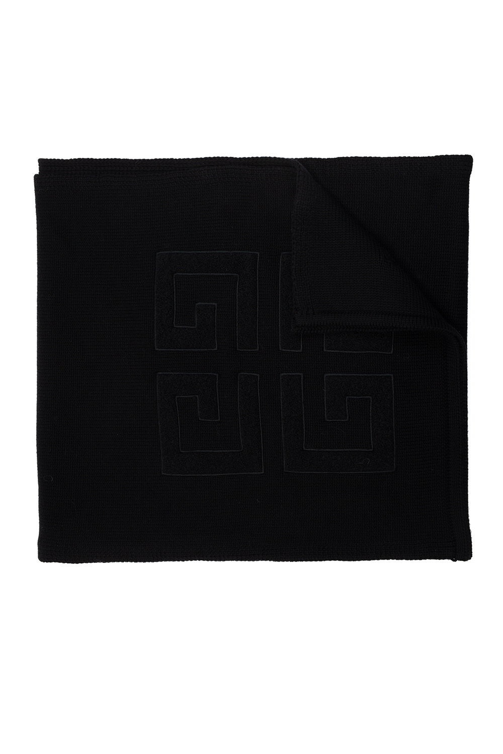 Givenchy Givenchy logo-detail wool scarf