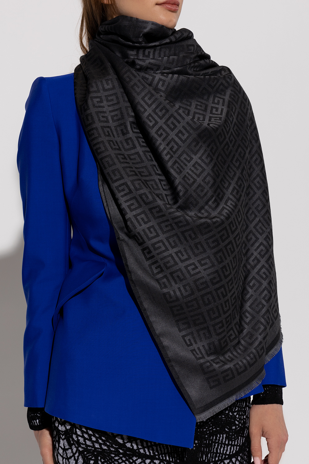 Grey Scarf with monogram Givenchy - Vitkac HK