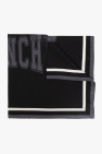 Givenchy Gestrickter Schal mit Logo-Print Rot