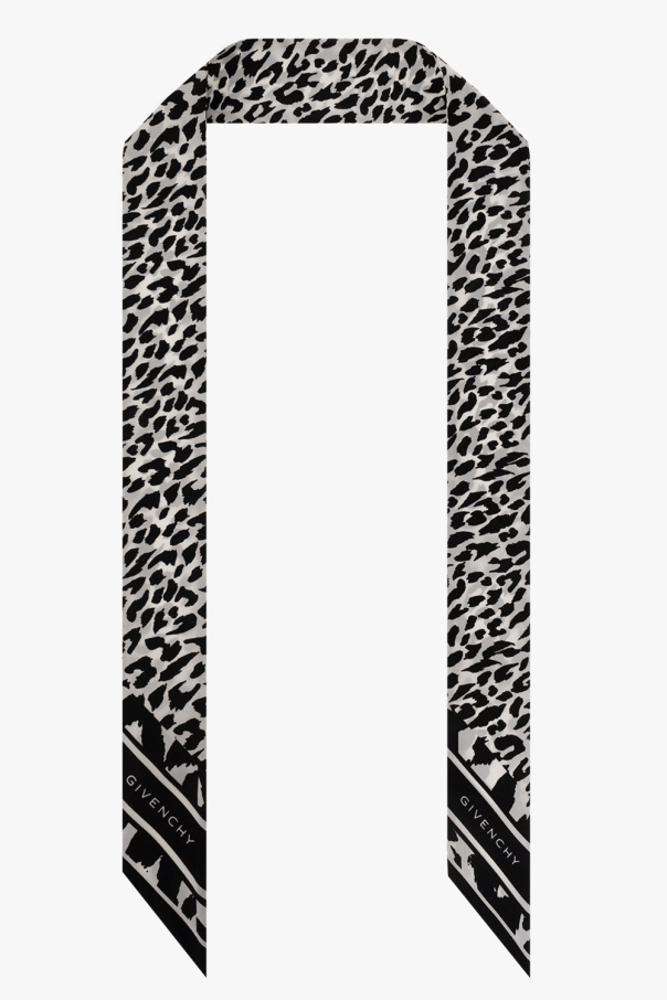 Givenchy satin-lapelna apaszka z logo