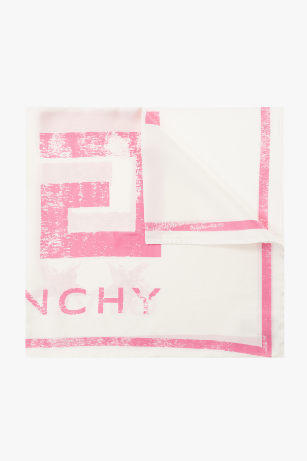 Givenchy Silk shawl with logo