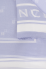 Givenchy BLUE Silk scarf with logo