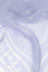 Givenchy BLUE Silk scarf with logo