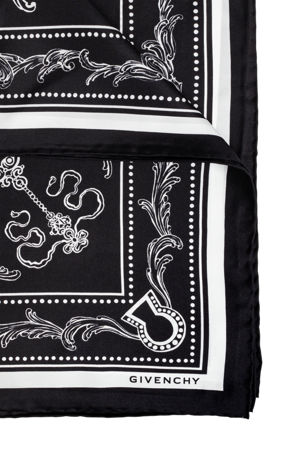 Givenchy Silk scarf with logo