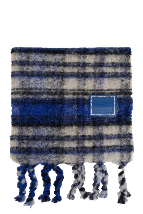 Ader Error Scarf with check pattern