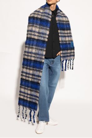 Ader Error Scarf with check pattern