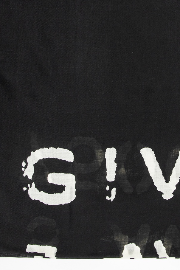 Givenchy Givenchy Kuriertasche mit Logo-Print Schwarz