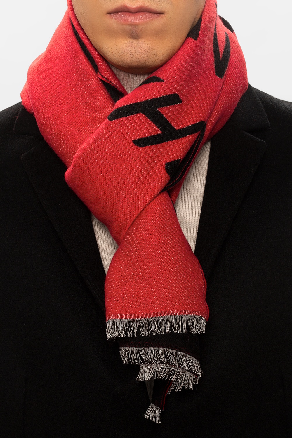 Givenchy Wool scarf with logo