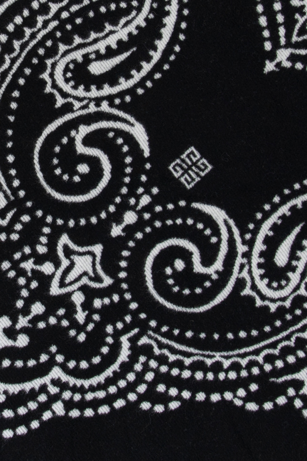 Givenchy intarsia shawl