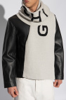 Givenchy GREY Wool scarf with logo