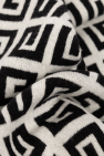 Givenchy GREY Wool scarf with logo