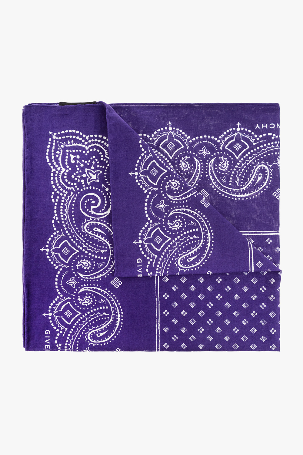 givenchy logo-print Patterned shawl