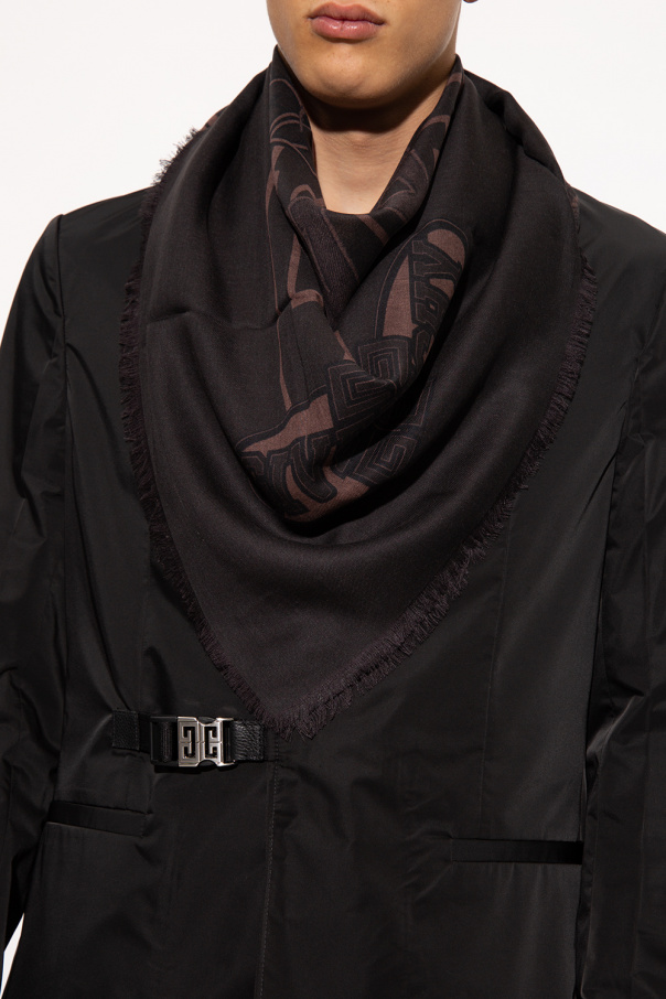 givenchy pour Scarf with logo