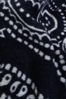 Givenchy NAVY BLUE Blanket with embroidered pattern