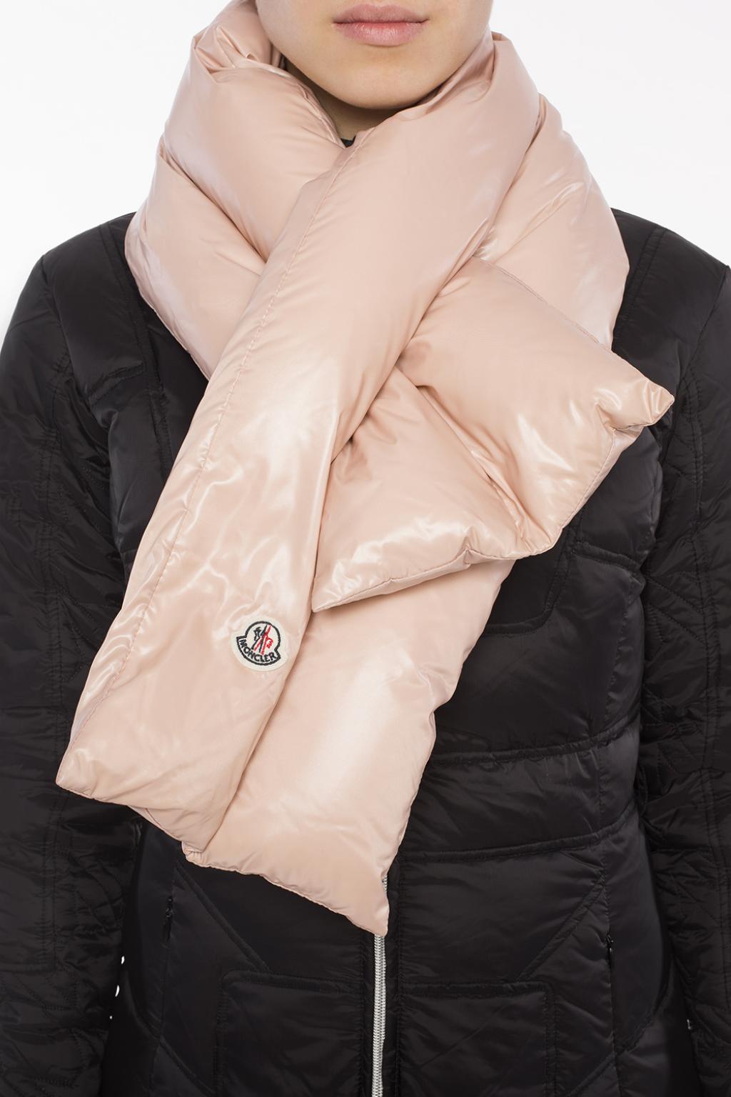 Pink Quilted down scarf Moncler - Vitkac GB