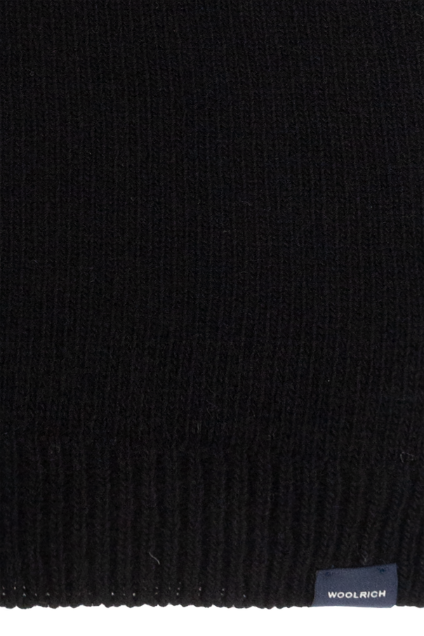 Woolrich Wool scarf with logo