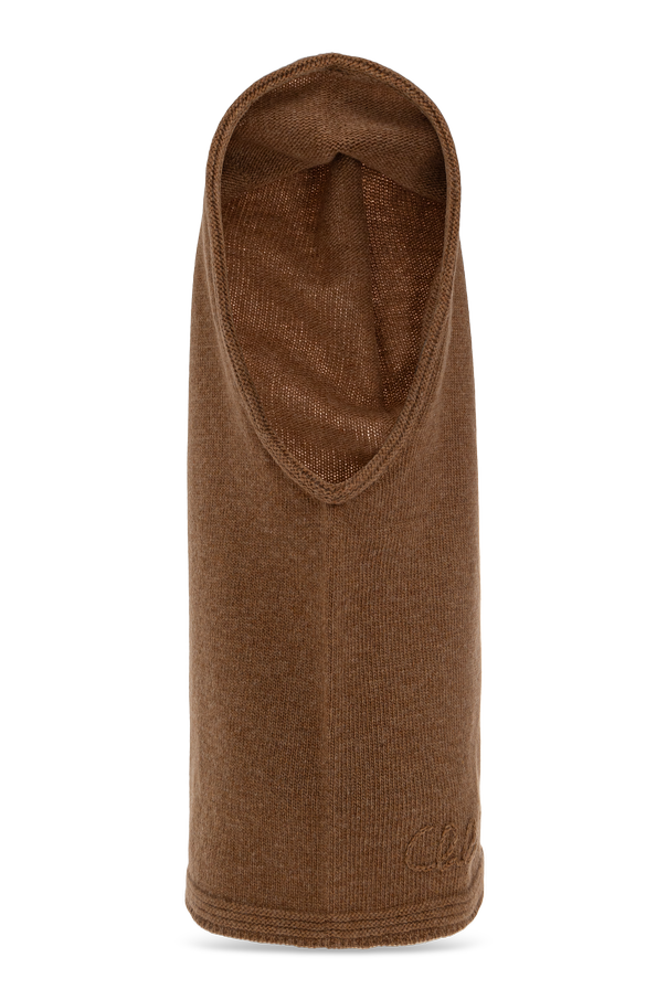 Wool neck warmer with logo od Chloé