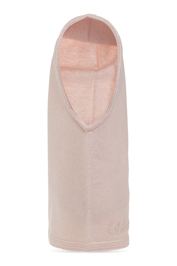 Woolen snood with logo od Chloé