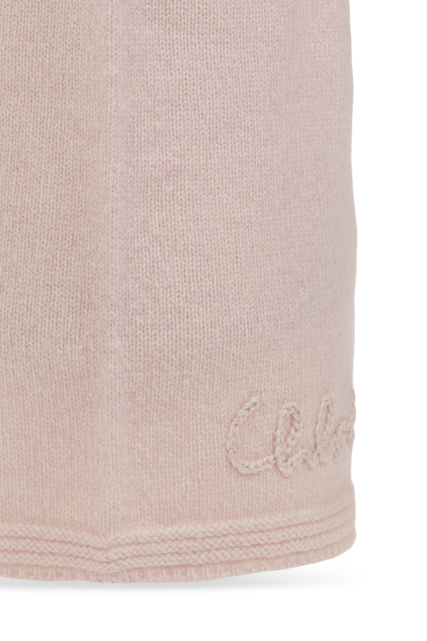 Chloé Woolen snood with logo