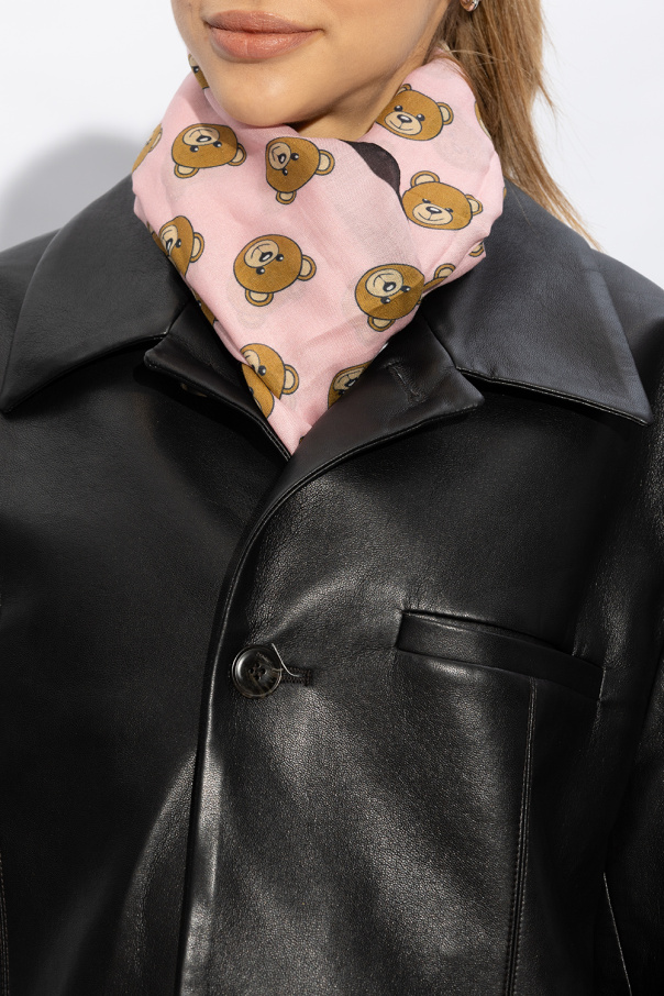 Moschino Scarf with teddy bear motif