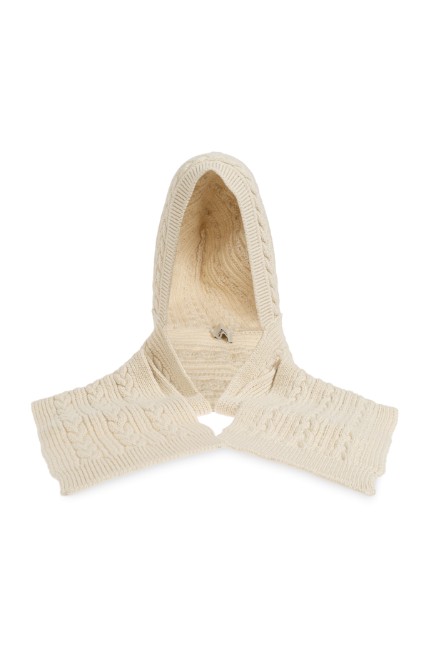 Woolen scarf `Honorine` with hood od Isabel Marant